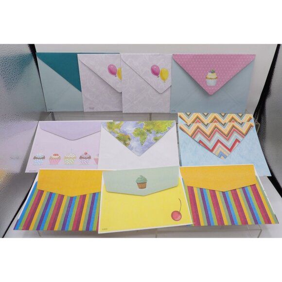 Party Time Themed Envelopes Lot of 11 Four 7 x 4¾; Three 7x5; & Four 7½x5½ - Picture 2 of 2